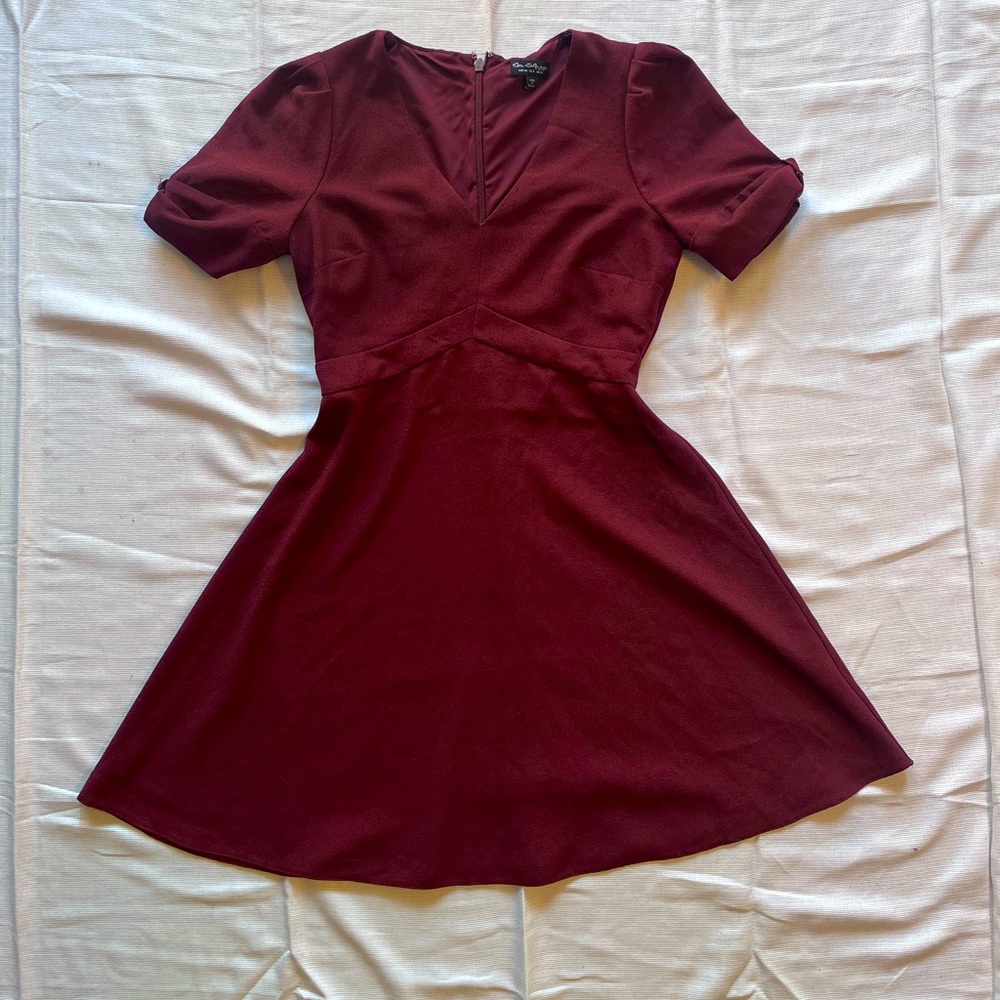 MISS SELFRIDGE Maroon mini dress